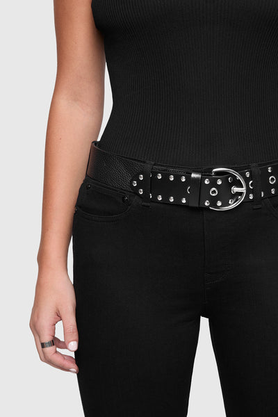 Studded Grommet Belt-1