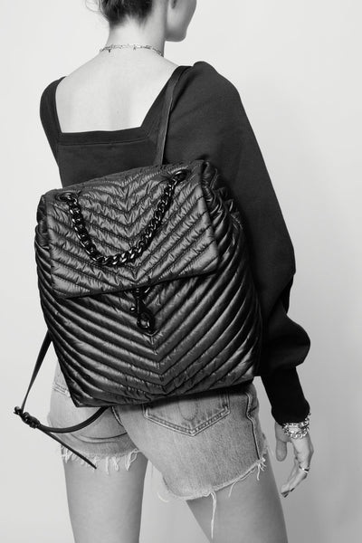 Edie Nylon Backpack-1
