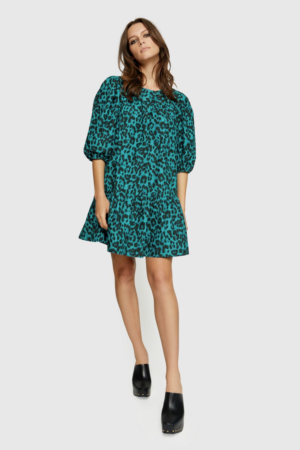 cotton   solid blue leopard Color Name,