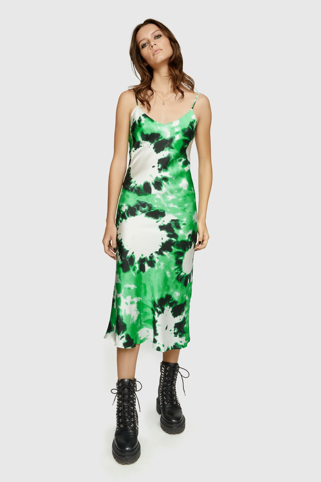 green tie dye 1   silk Color Name,