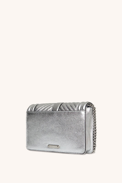 Chevron Quilted Small Love Crossbody