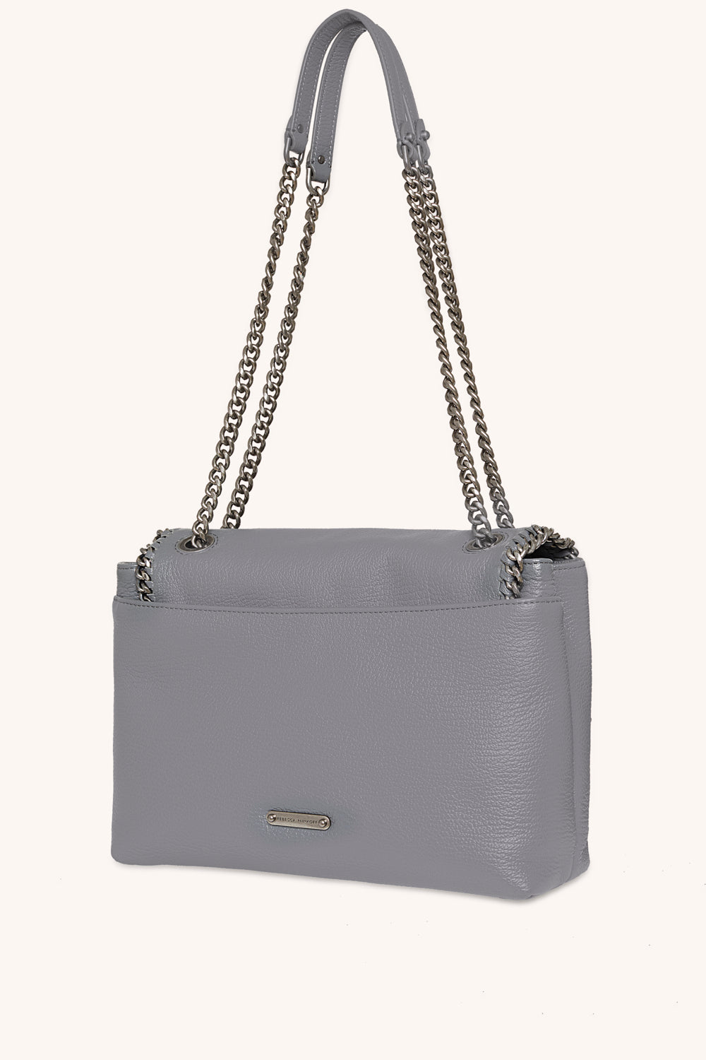 Edie Flap Shoulder Bag With Woven Chain
