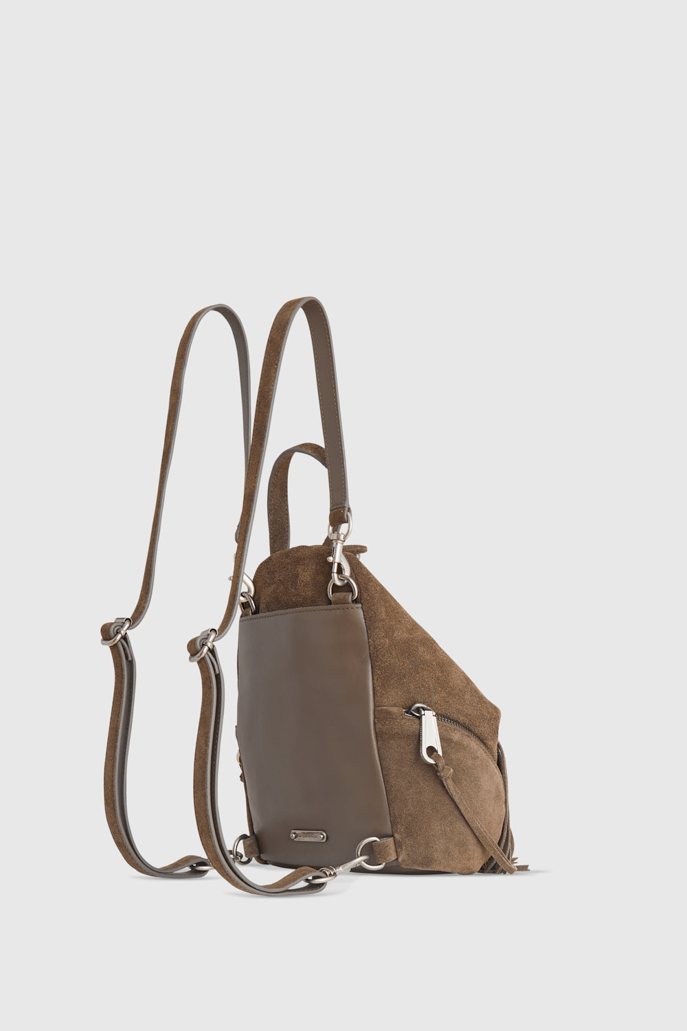 Convertible Mini Julian Backpack With Fringe