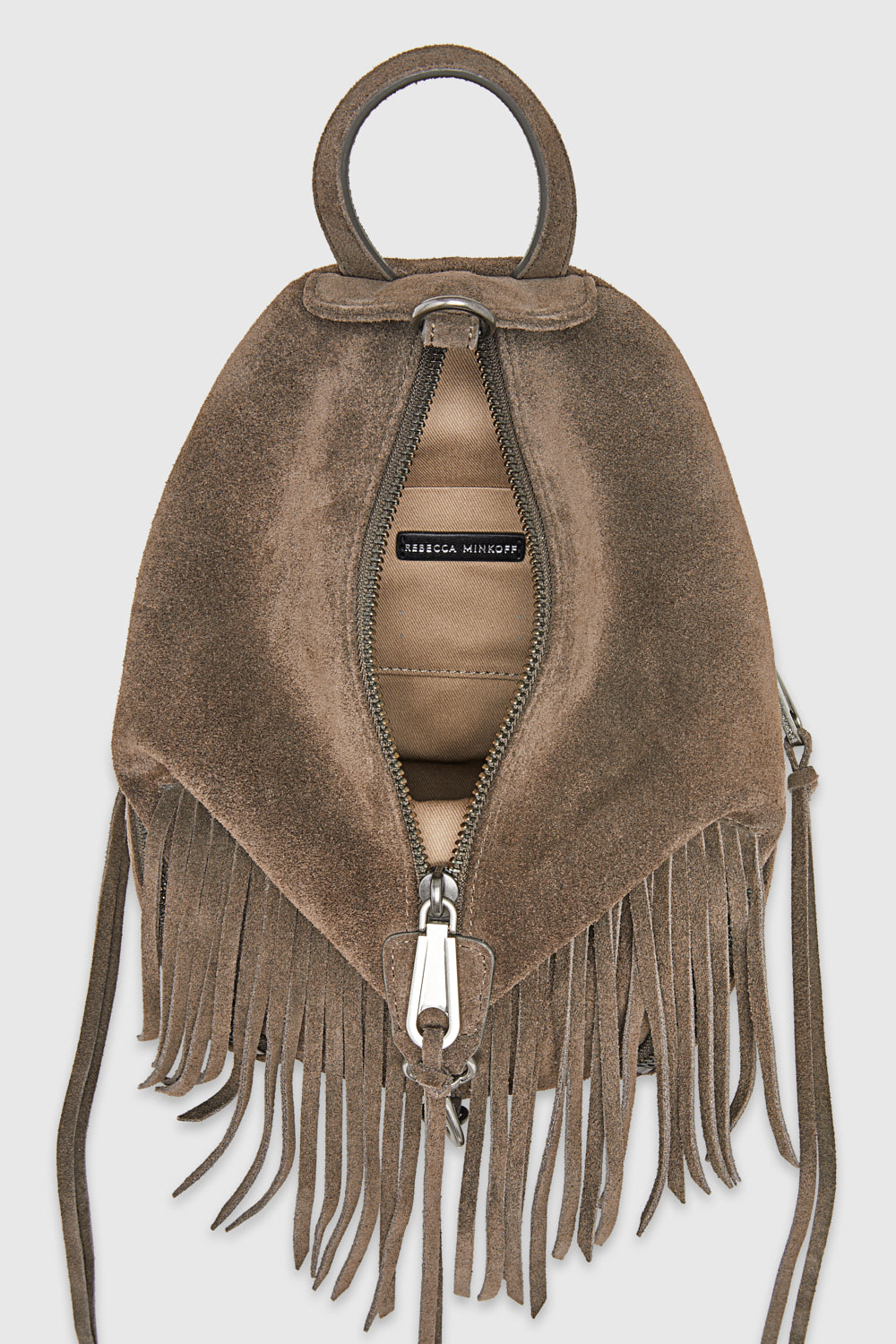 Convertible Mini Julian Backpack With Fringe