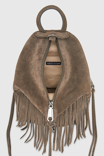 Convertible Mini Julian Backpack With Fringe