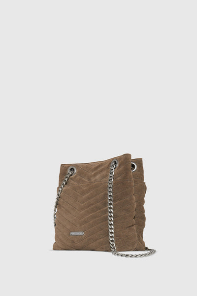 Edie Bucket Crossbody With Fringe