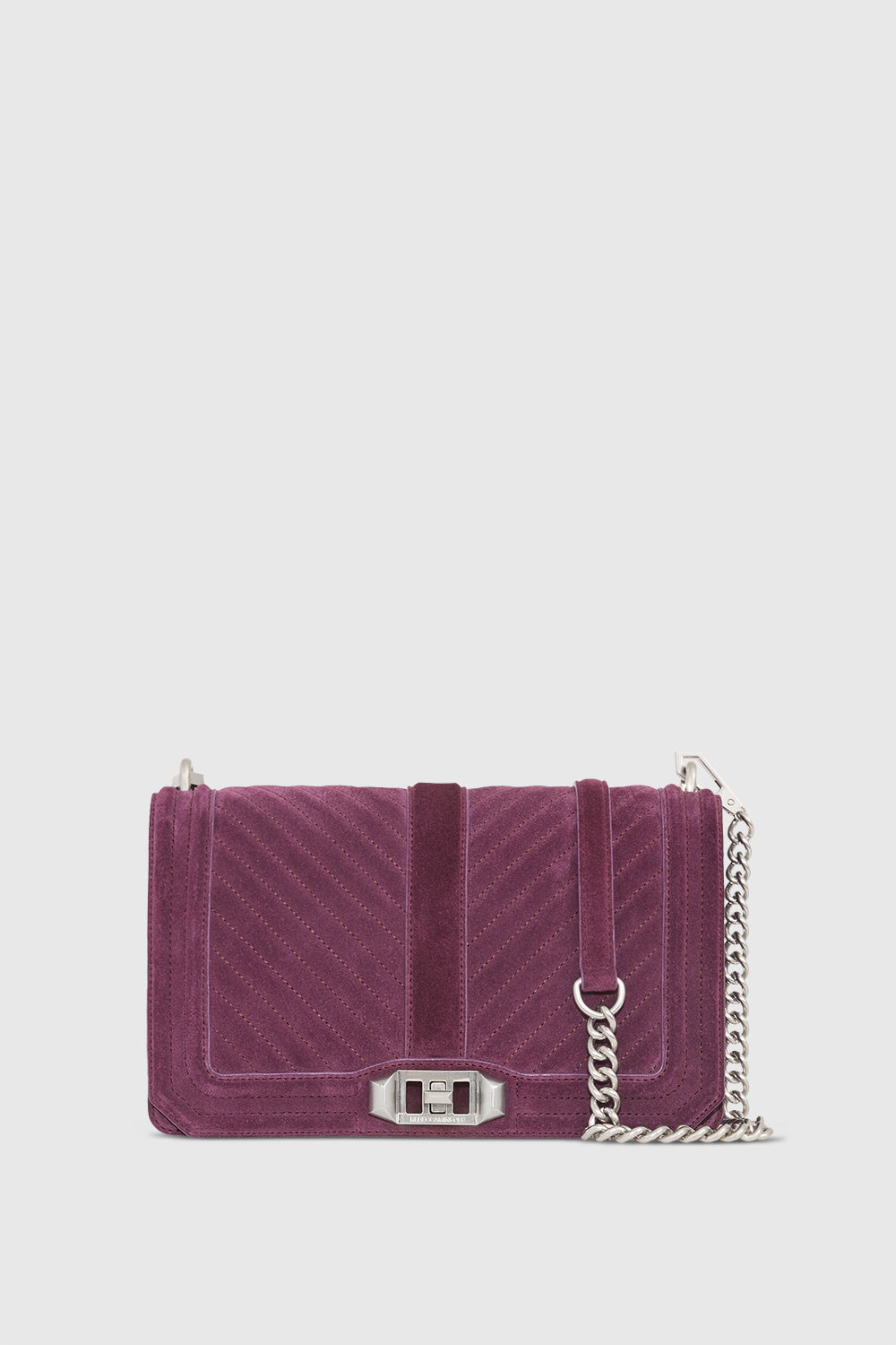 Chevron Quilted Love Crossbody