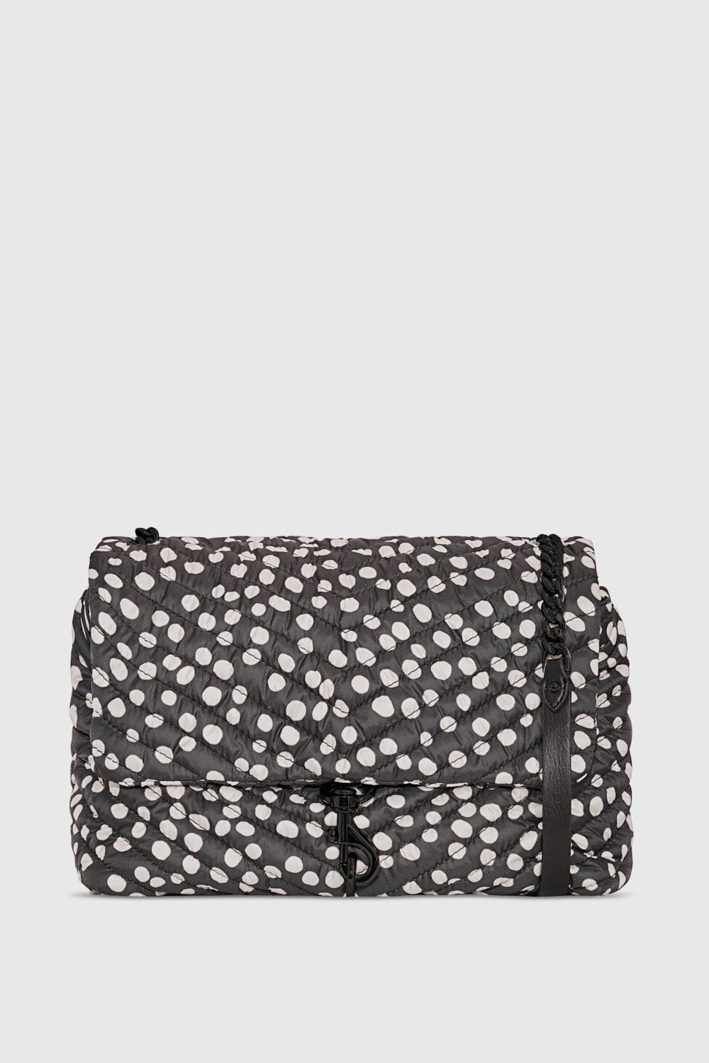 Edie Nylon Jumbo Flap Shoulder Bag