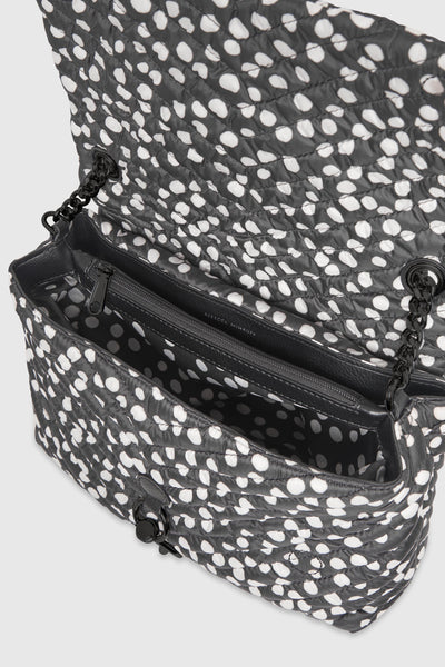 Edie Nylon Jumbo Flap Shoulder Bag