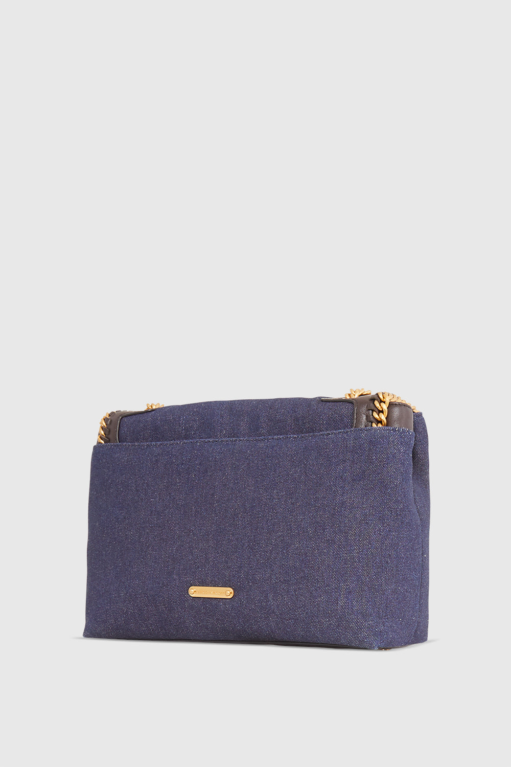 Edie Flap Shoulder Bag With Woven Chain