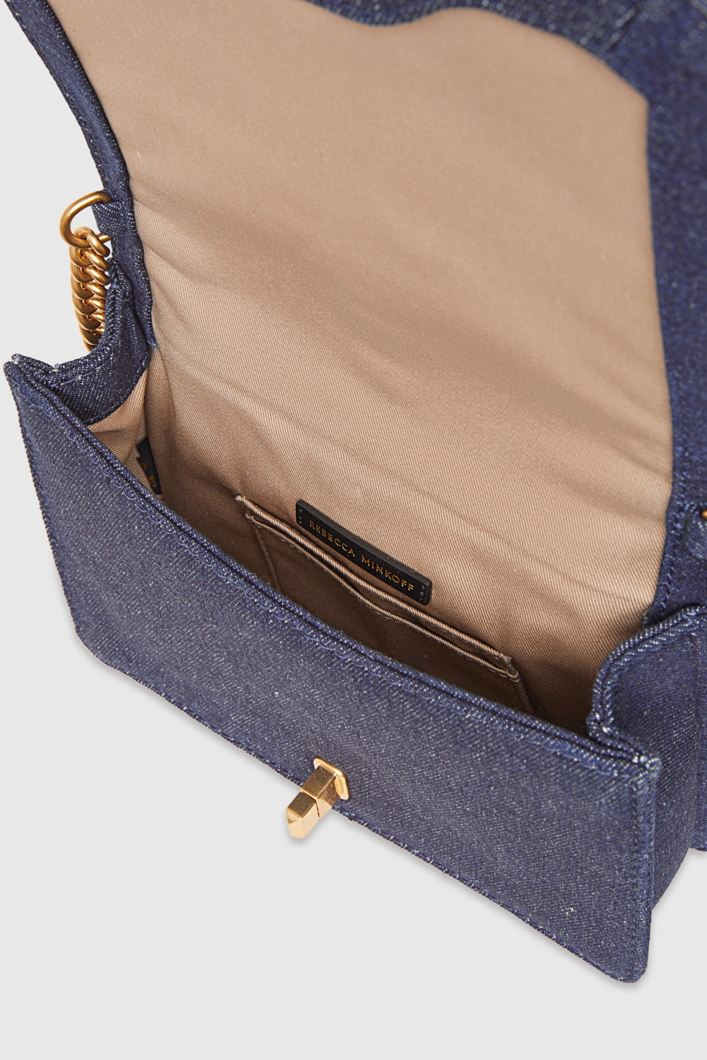 Chevron Quilted Small Love Crossbody