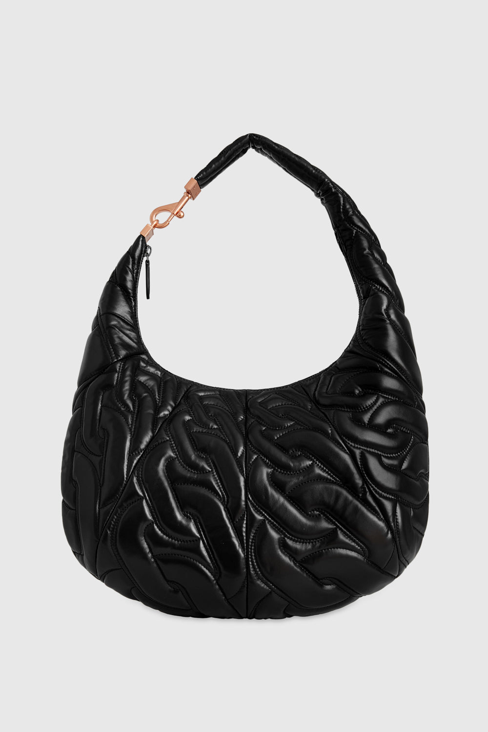 Chain Quilt Croissant Hobo