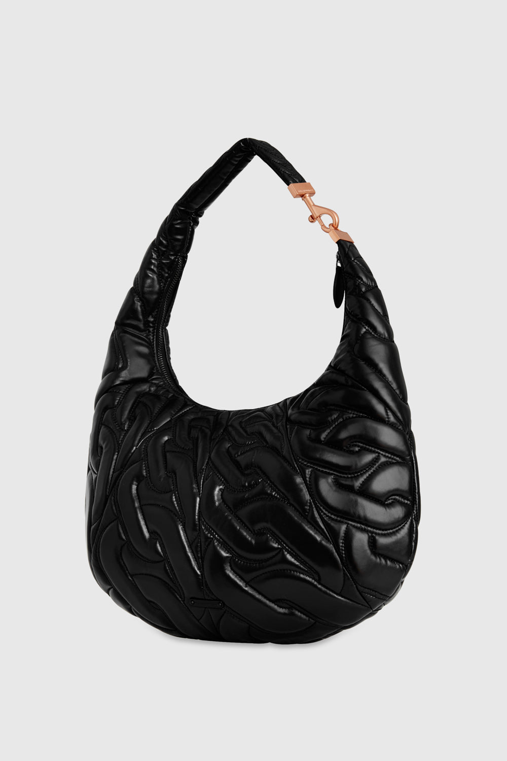Chain Quilt Croissant Hobo