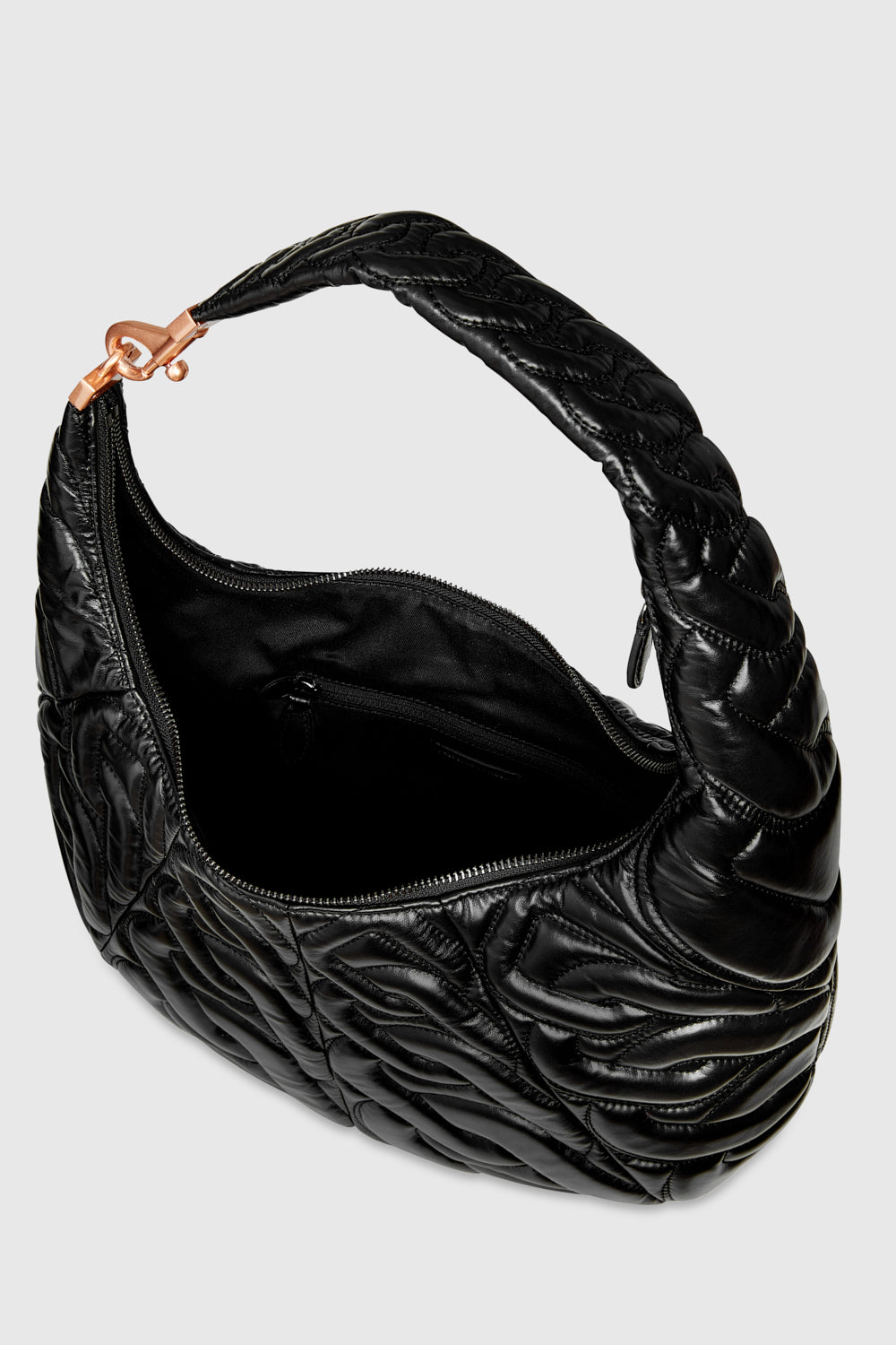 Chain Quilt Croissant Hobo