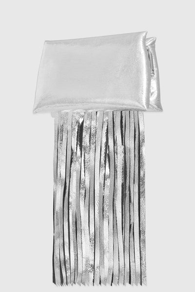 Pillow Clutch With Fringe