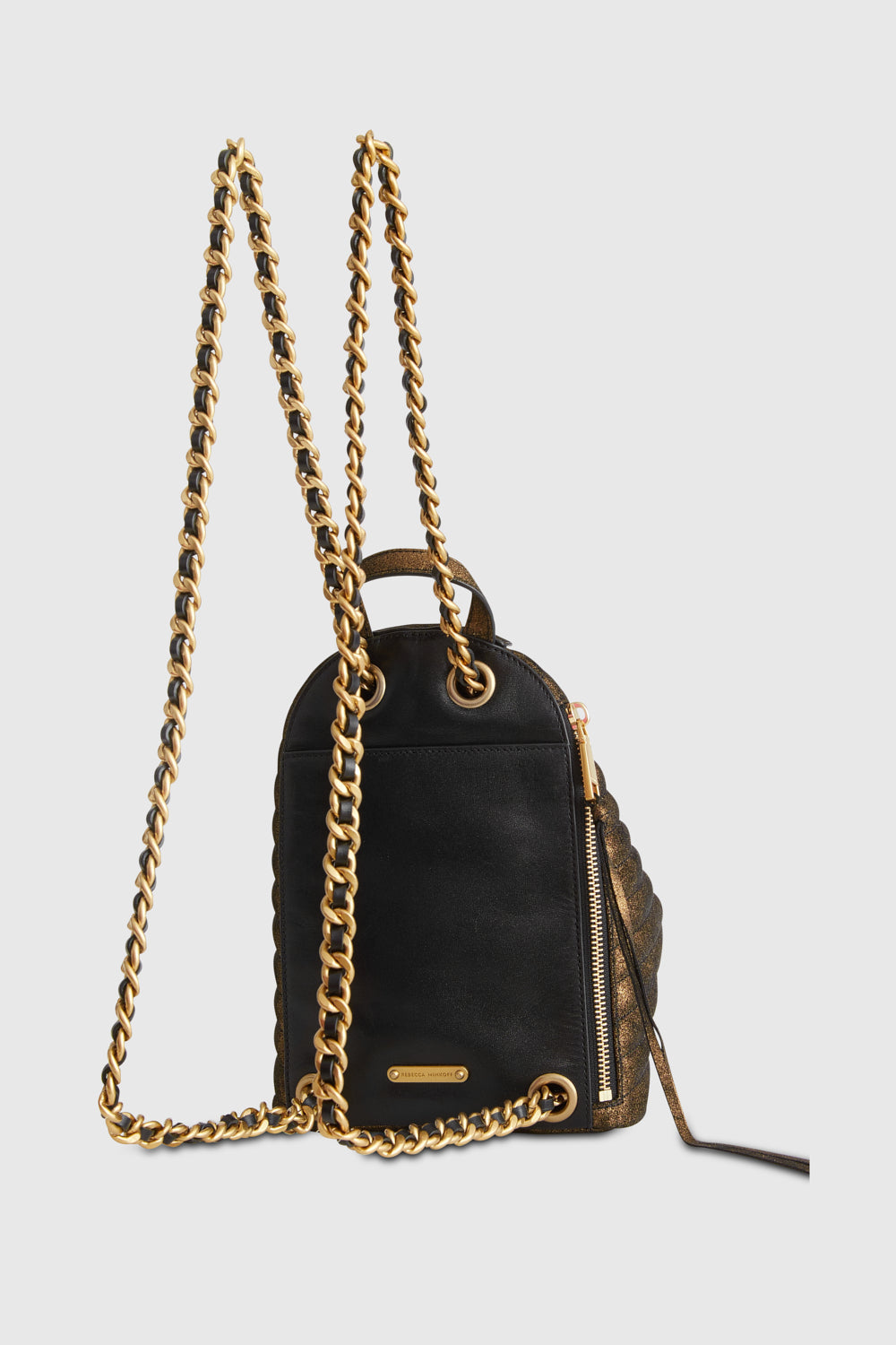 Small Julian Chevron Quilted Backpack