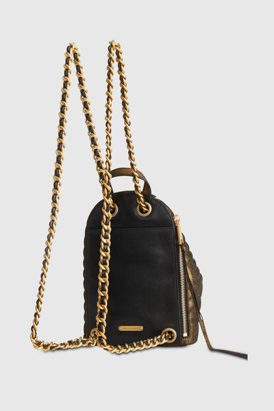 Small Julian Chevron Quilted Backpack