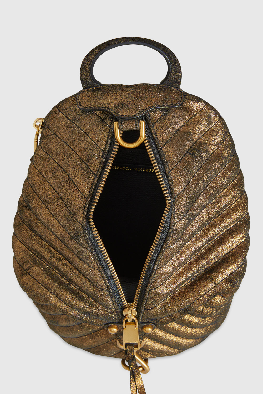 Small Julian Chevron Quilted Backpack