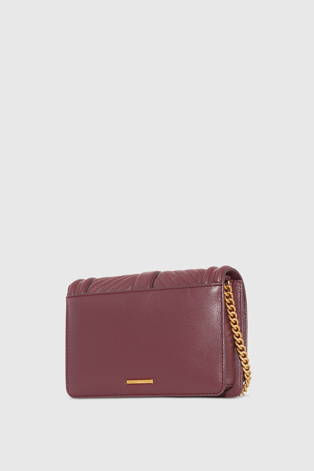 Chevron Quilted Small Love Crossbody