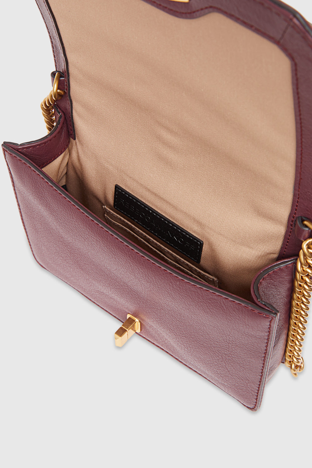 Chevron Quilted Small Love Crossbody