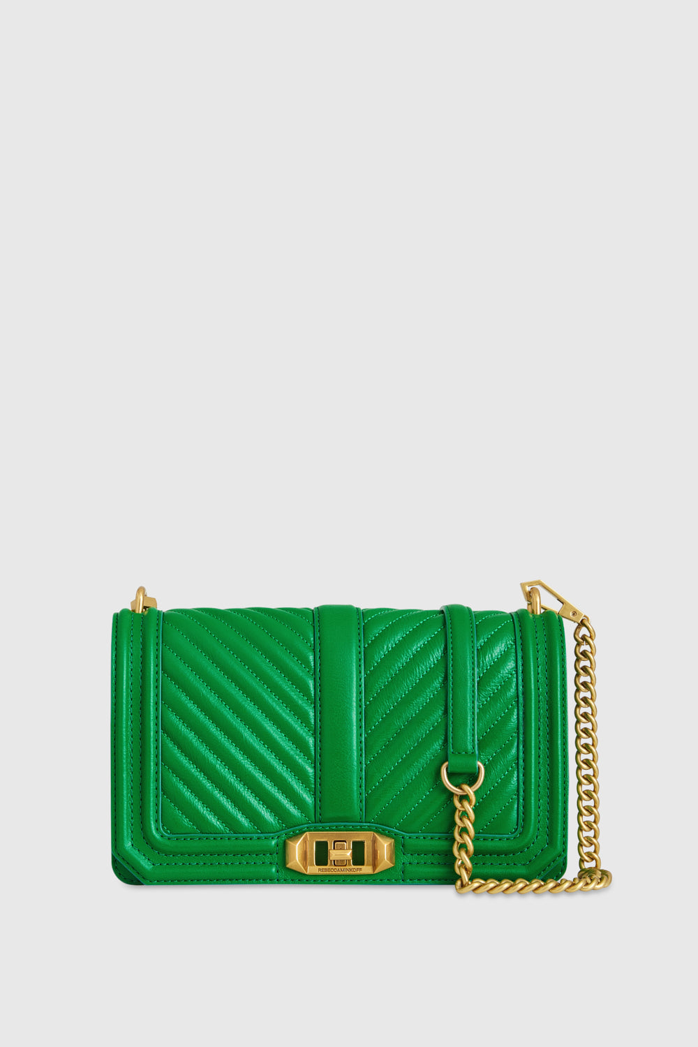 Chevron Quilted Love Crossbody