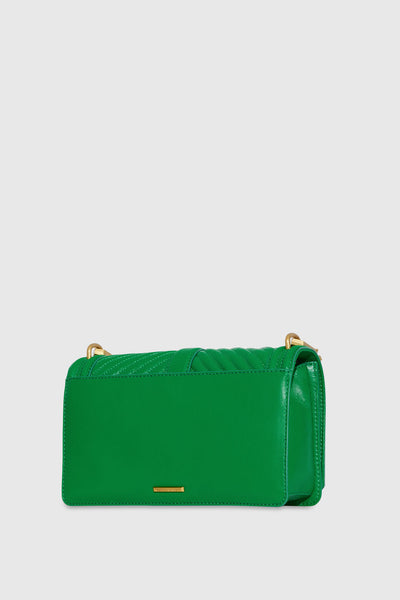 Chevron Quilted Love Crossbody