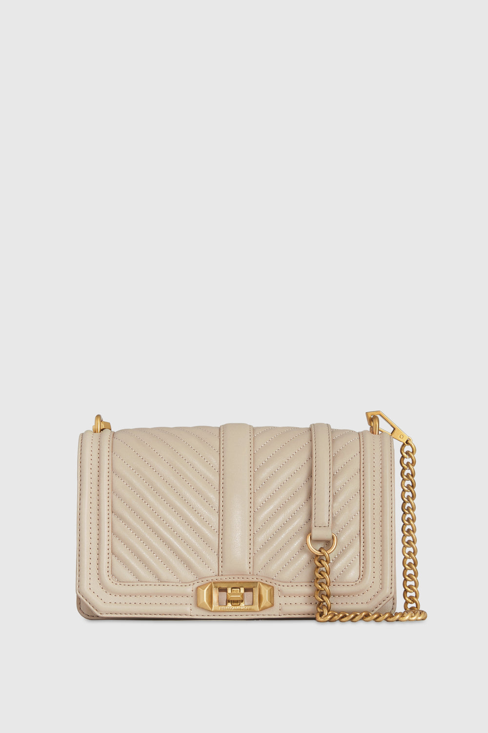 Chevron Quilted Love Crossbody