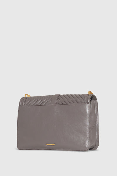 Chevron Quilted Jumbo Love Crossbody