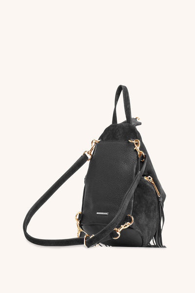 Convertible Mini Julian Backpack With Fringe
