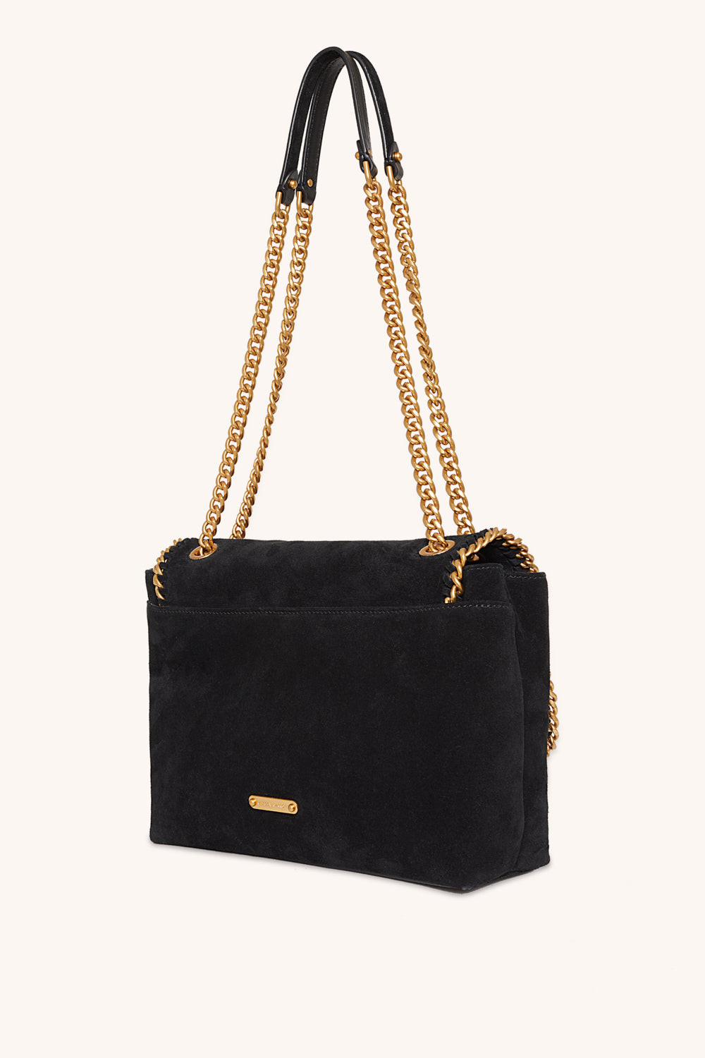 Edie Flap Shoulder Bag With Woven Chain