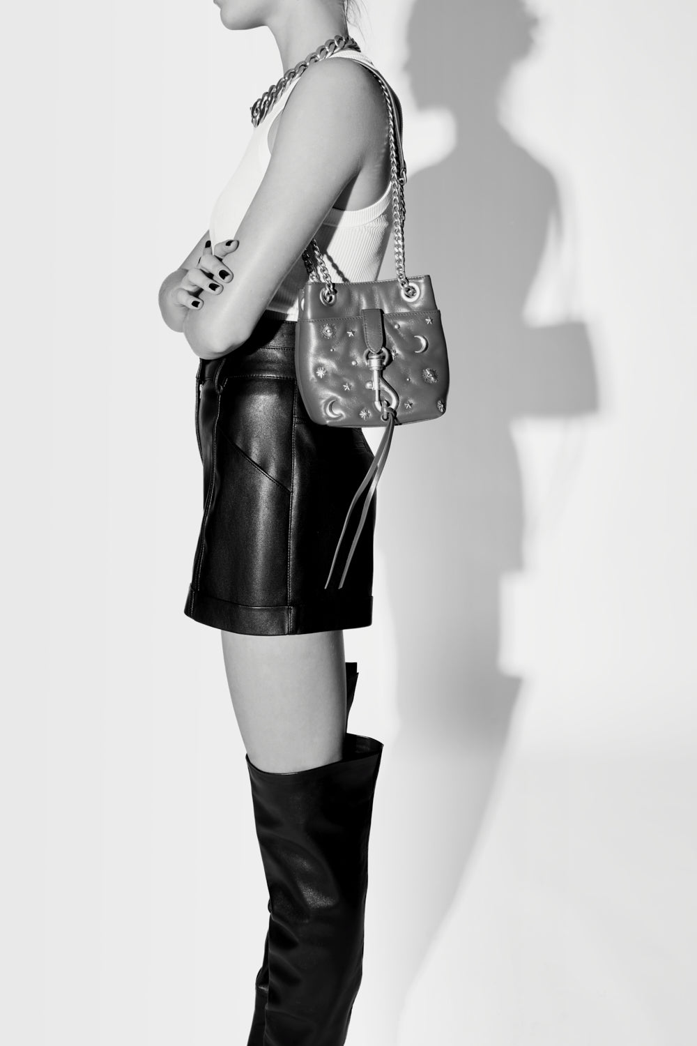 Mystical Edie Small Bucket Crossbody