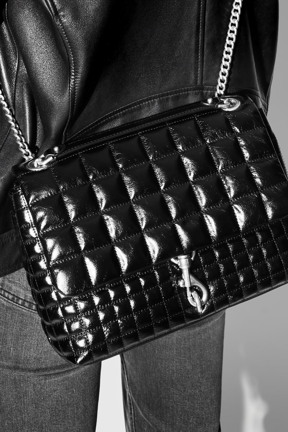 Edie Square Flap Shoulder Bag