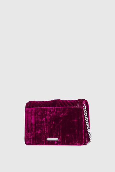 Chevron Quilted Small Love Crossbody