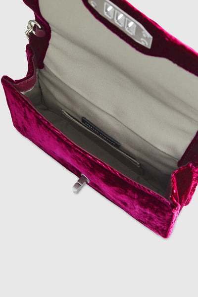 Chevron Quilted Small Love Crossbody