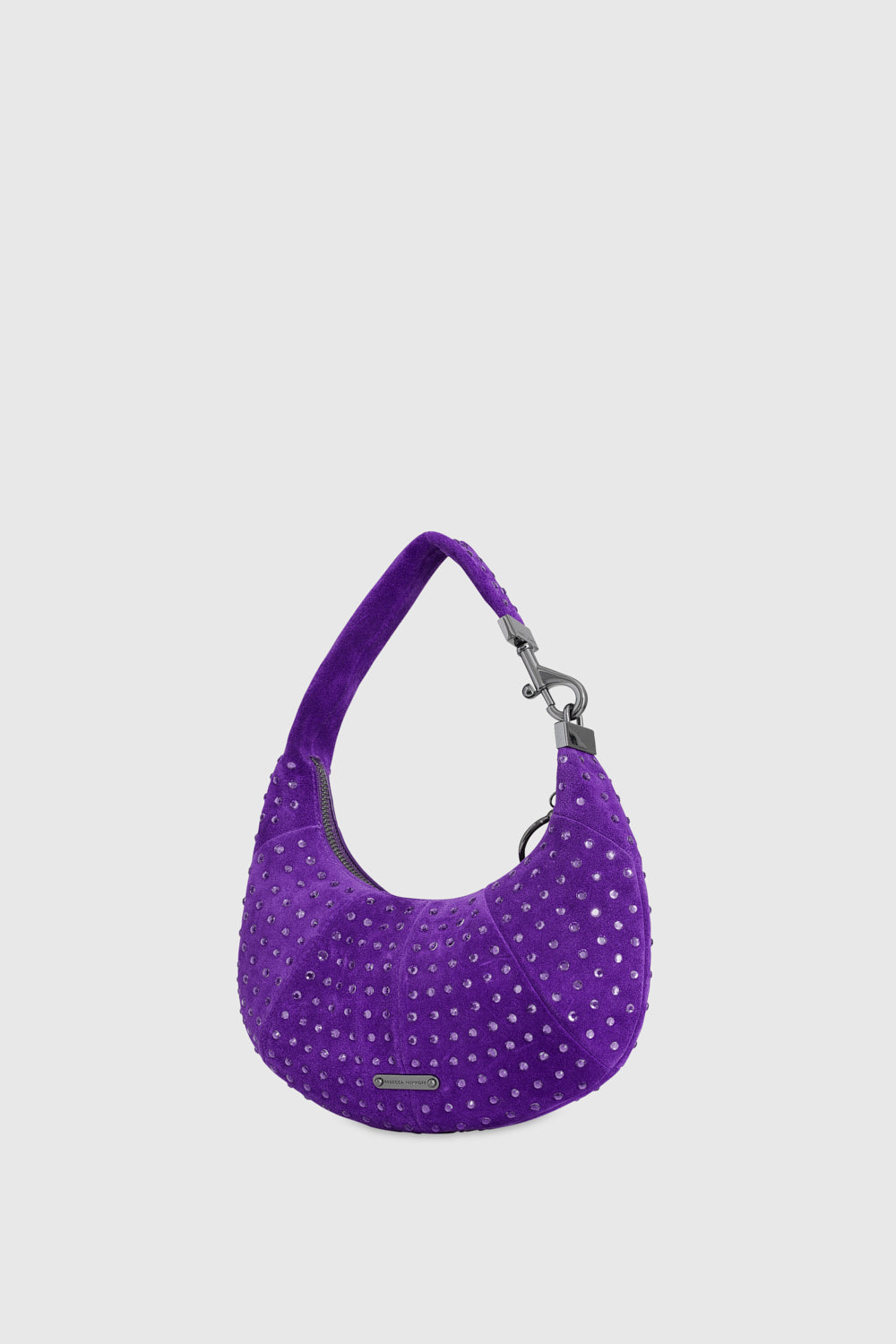 Crystal Studded Mini Croissant