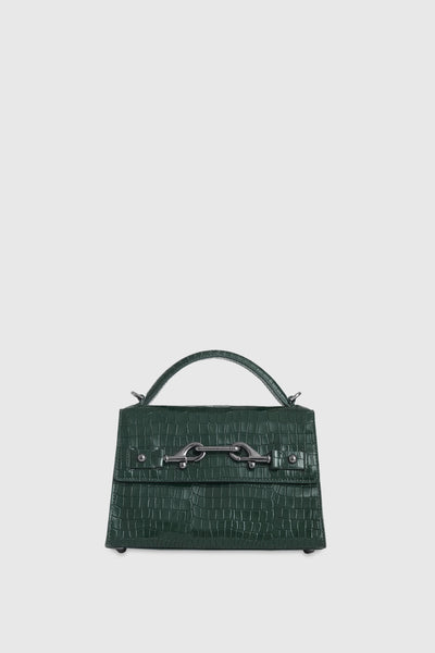 Lou Top Handle Crossbody with Chain