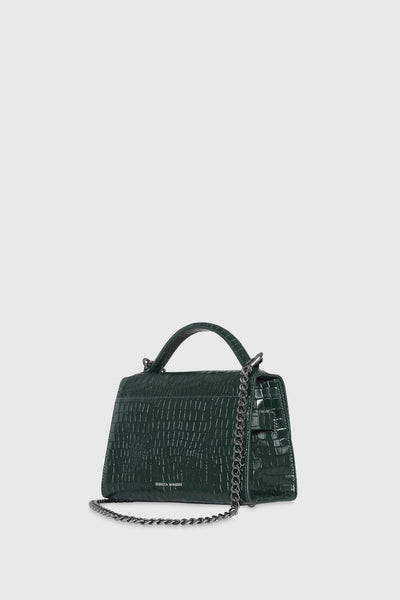 Lou Top Handle Crossbody with Chain