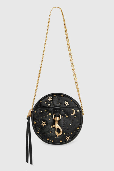 Edie Circle Crossbody with Celestial Studs