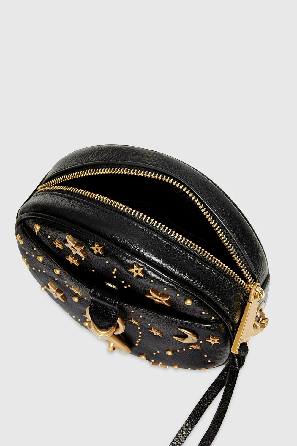 Edie Circle Crossbody with Celestial Studs