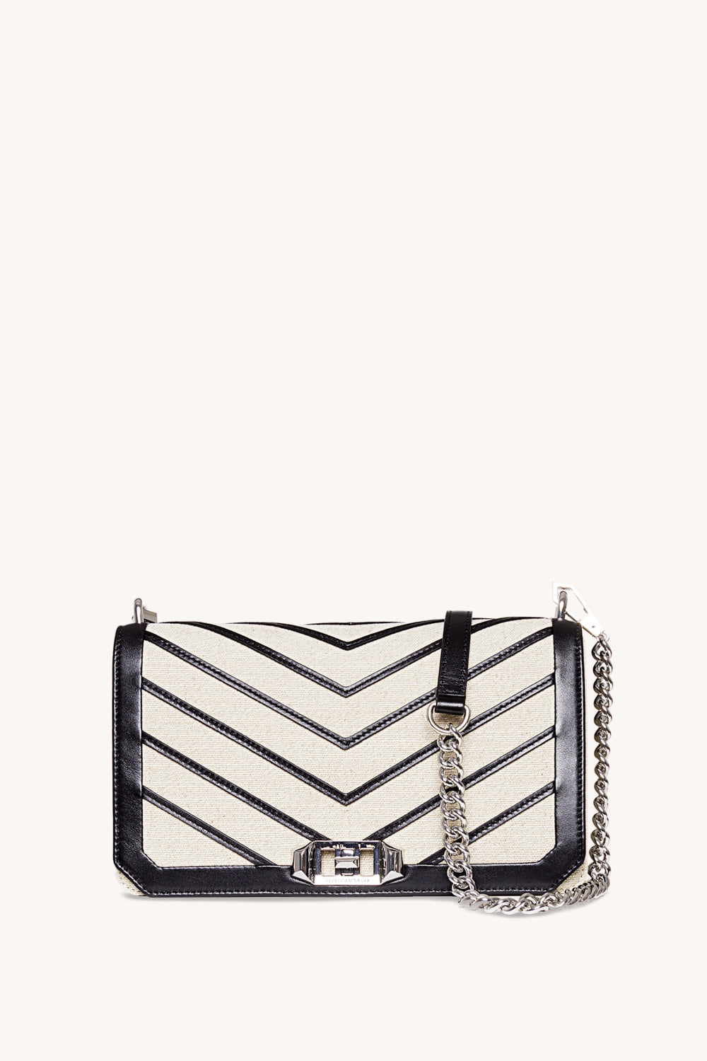 Chevron Quilted Love Crossbody