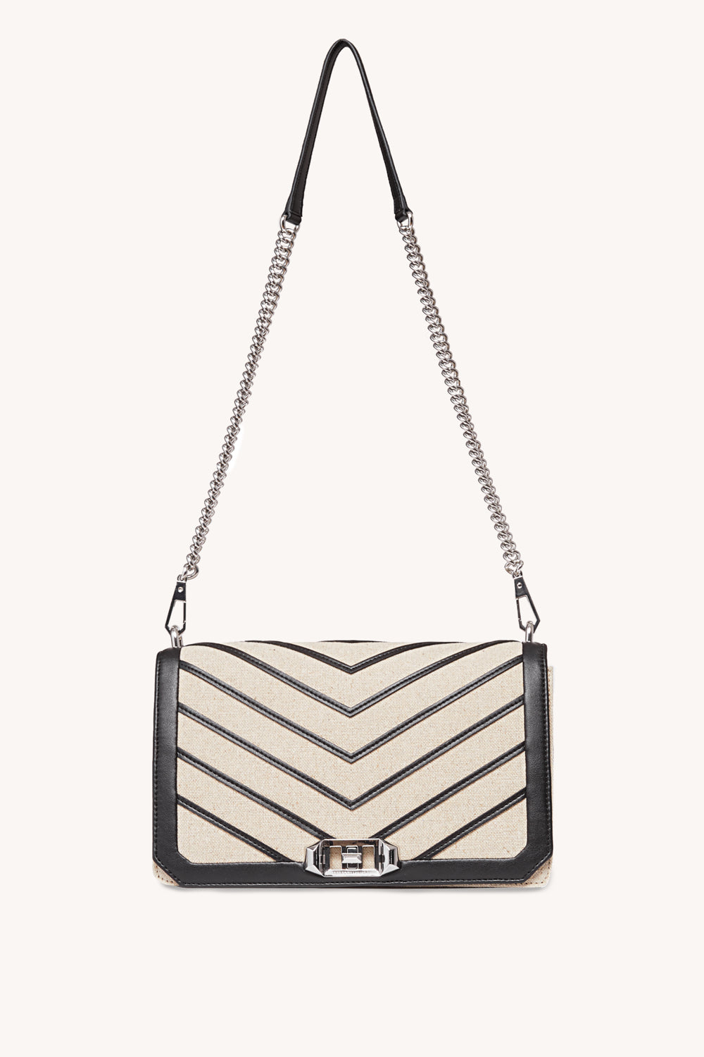 Chevron Quilted Love Crossbody