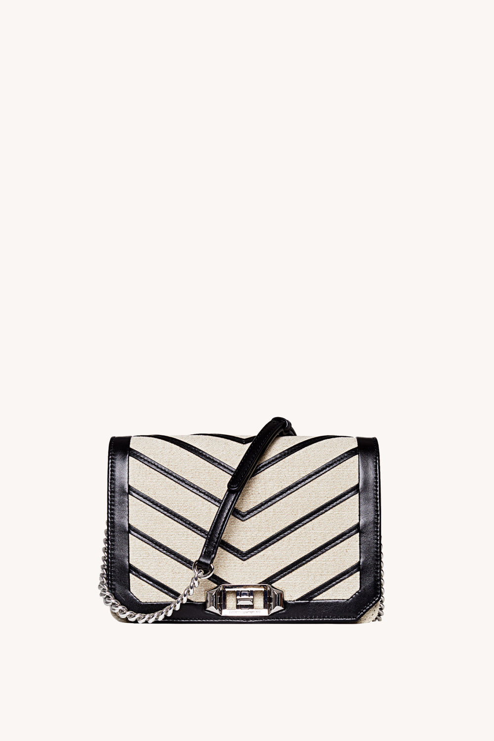 Chevron Quilted Small Love Crossbody