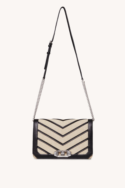 Chevron Quilted Small Love Crossbody