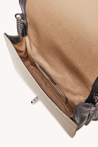 Chevron Quilted Small Love Crossbody