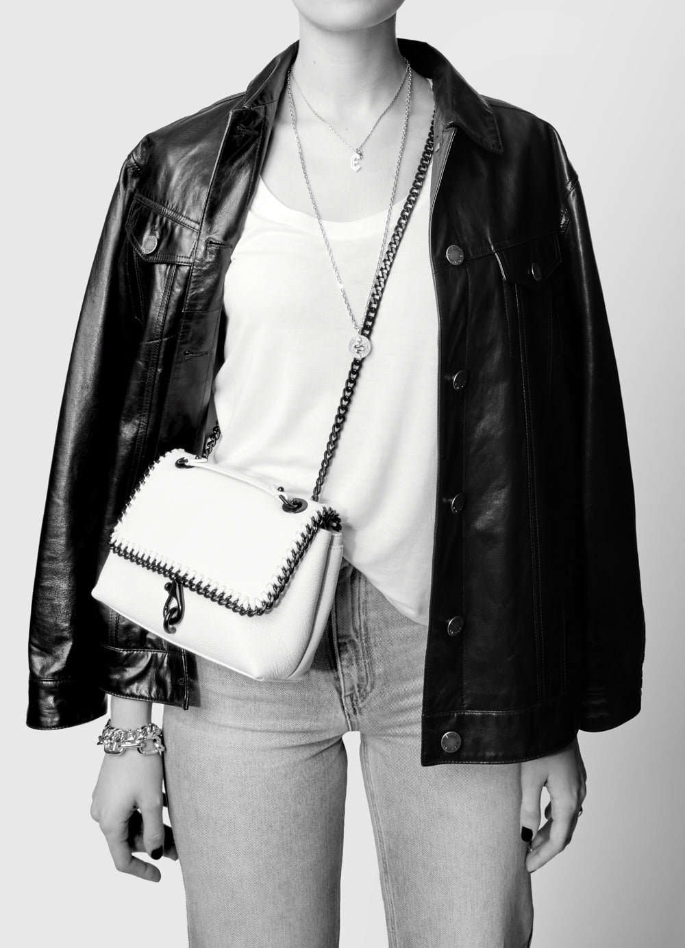 Edie Crossbody With Woven Chain