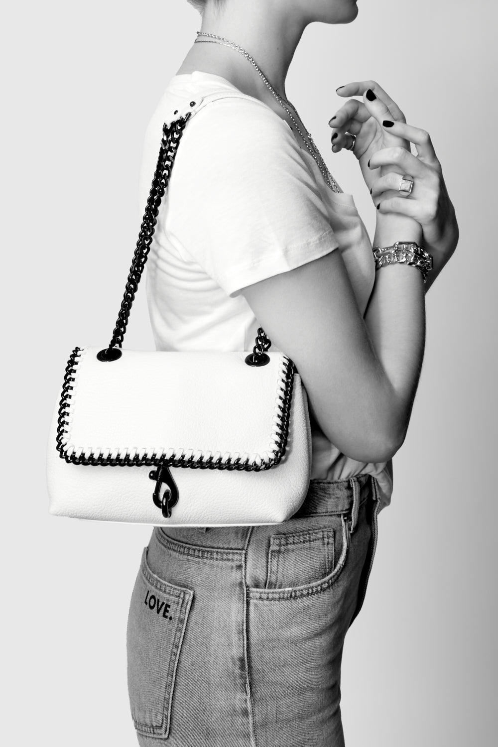 Edie Crossbody With Woven Chain