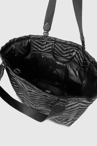 Quilted Nylon Sienna Tote