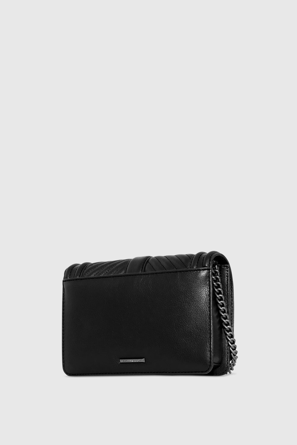 Chevron Quilted Small Love Crossbody