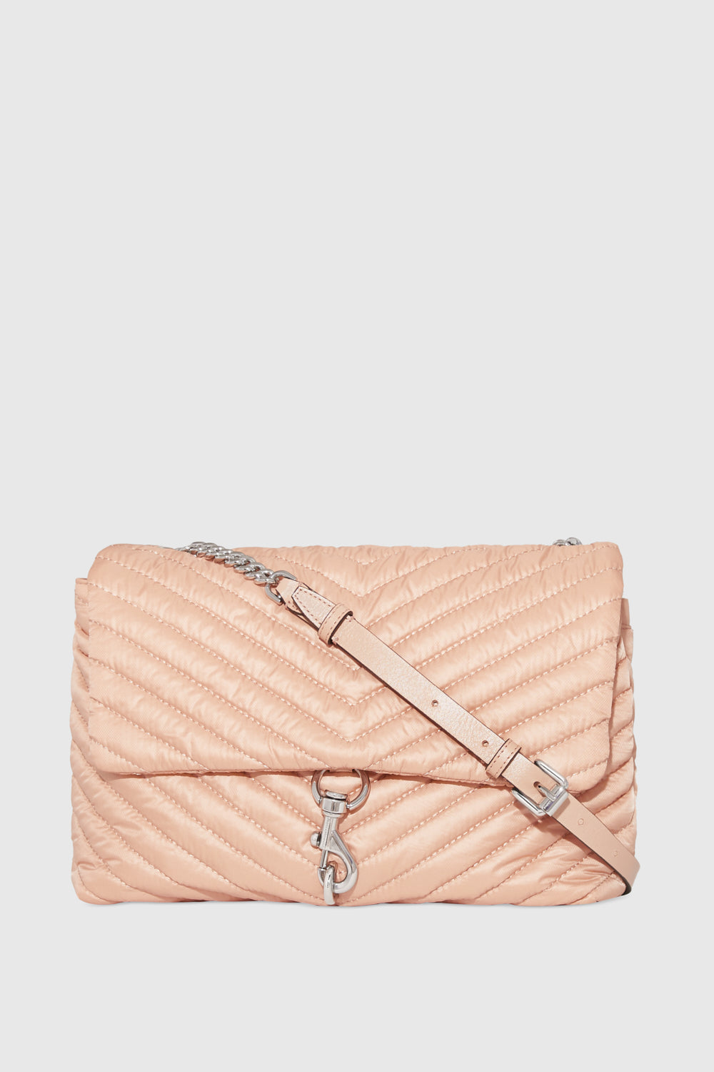 Edie Nylon Jumbo Flap Shoulder Bag