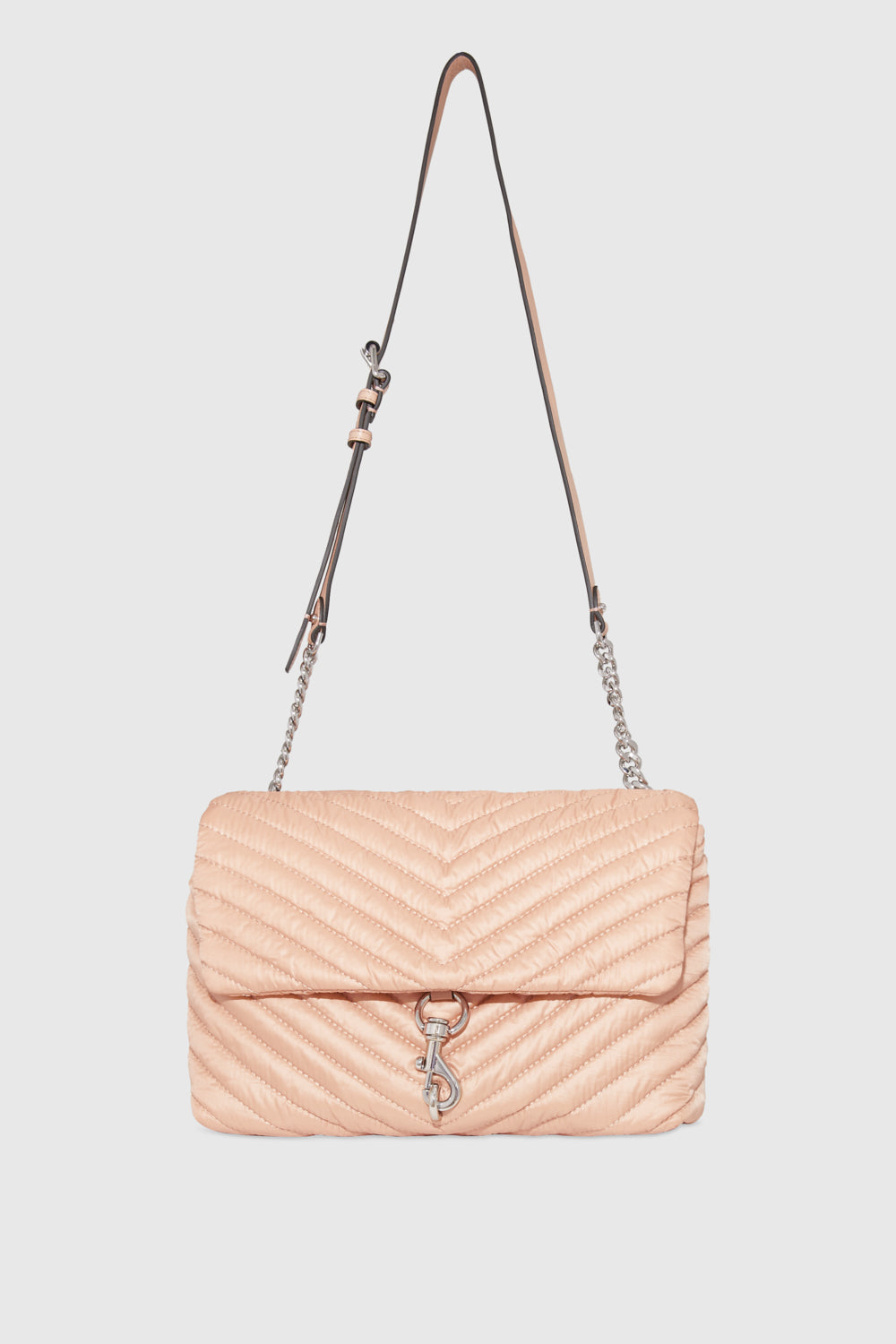 Edie Nylon Jumbo Flap Shoulder Bag